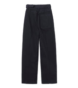 Wide denim pants