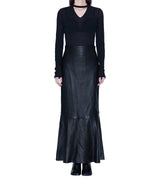 Leather mermaid skirt