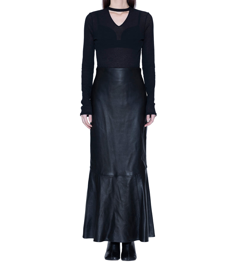 Leather mermaid skirt