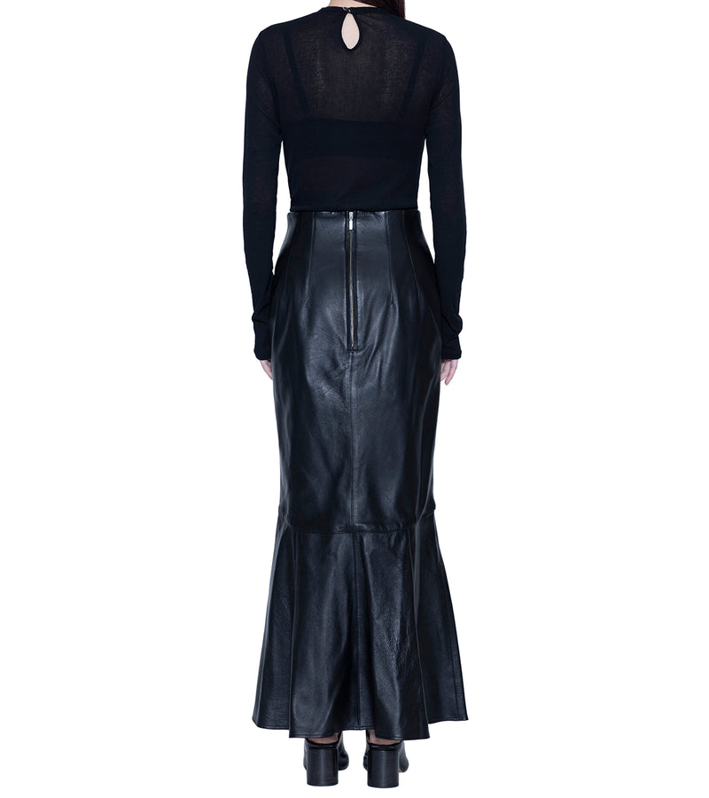 Leather mermaid skirt