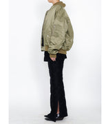 Double bomber jacket - khaki