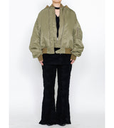 Double bomber jacket - khaki