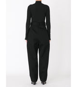wide trousers - black