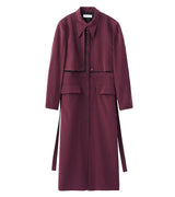 dress coat - purple
