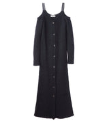 knit dress - black