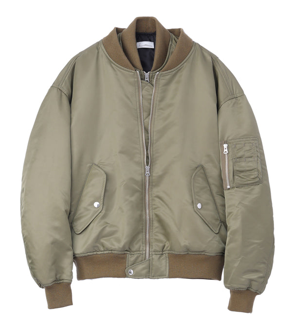 Double bomber jacket - khaki