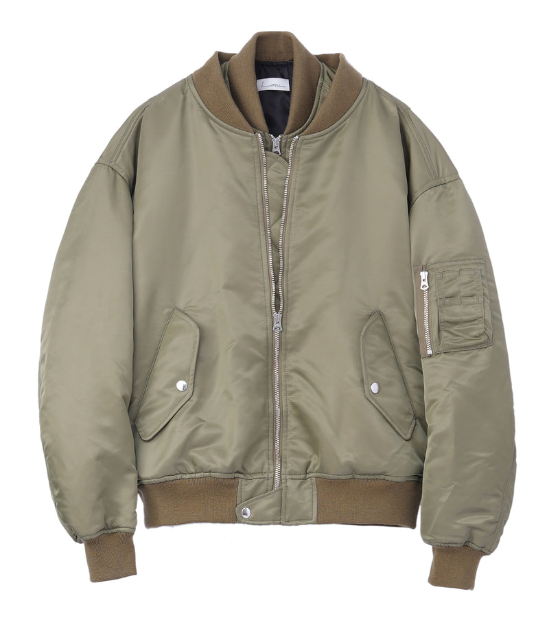 Double bomber jacket - khaki