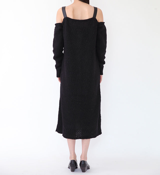 knit dress - black