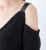 knit dress - black