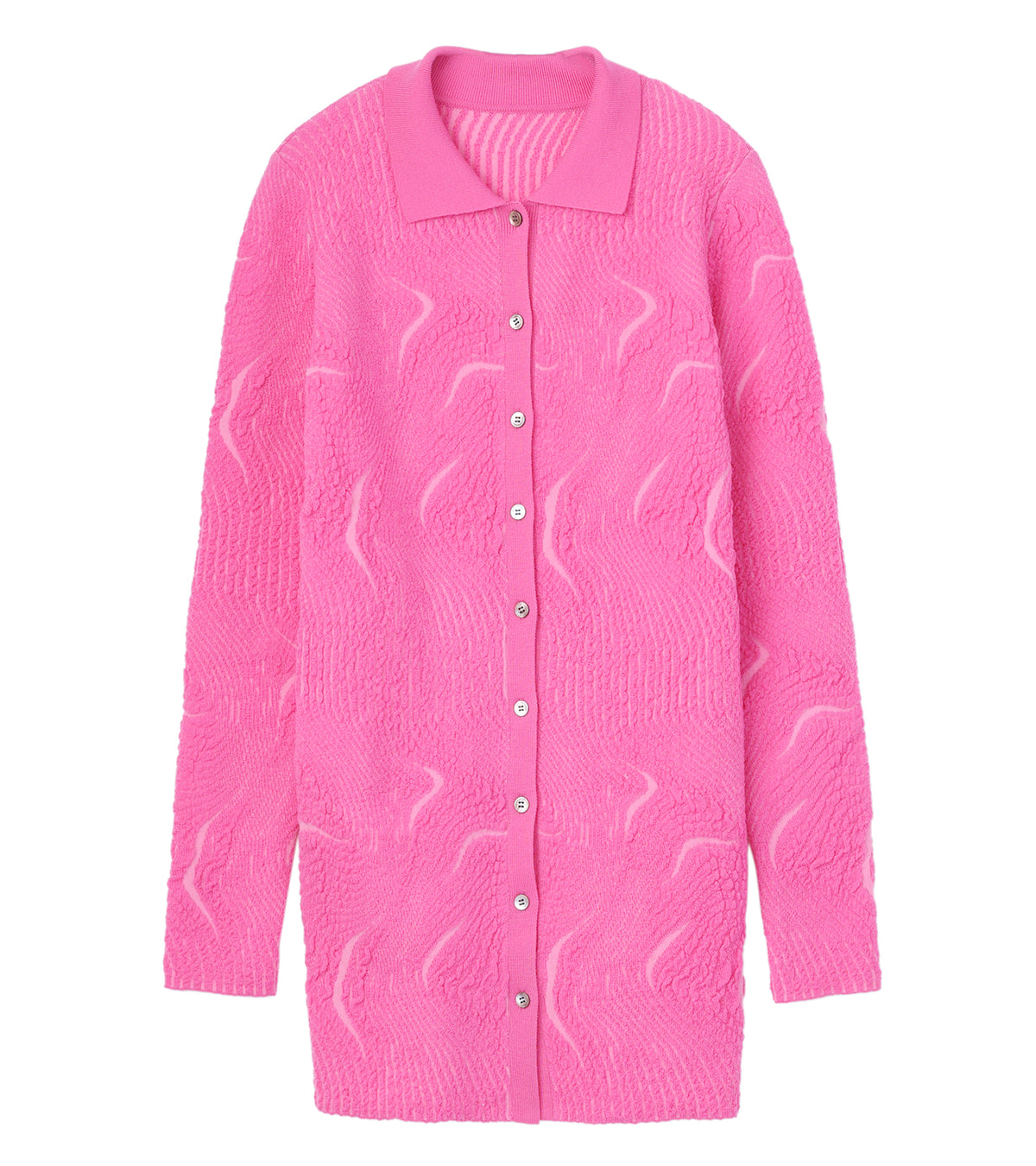 popo88様lautashi Jacquard knit shirts lautashi Jacquard knit shirts ピンク 鈴木えみ