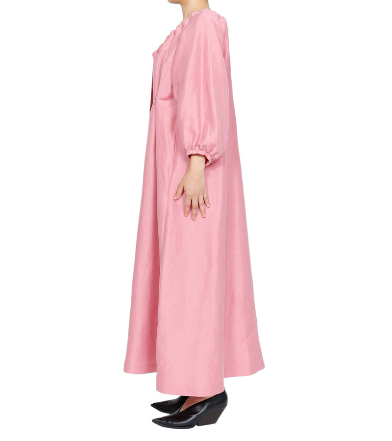 Linen dress- pink
