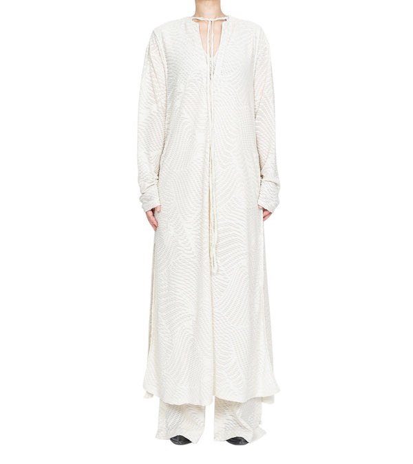 Uroco jacquard pants- blue