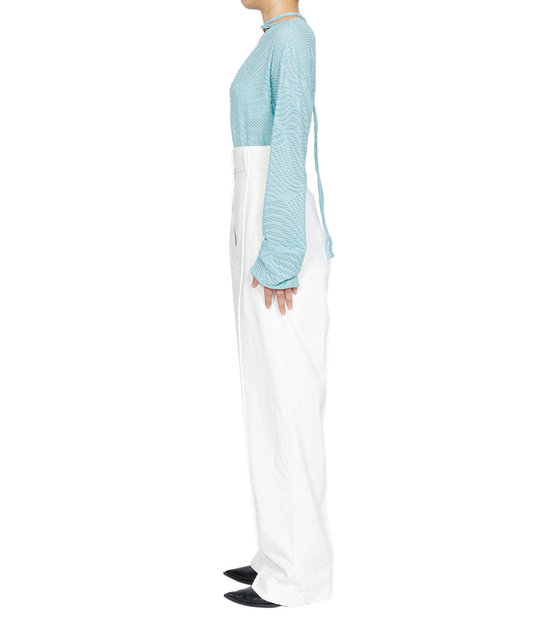 Uroco jacquard tops- blue