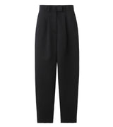 wide trousers - black