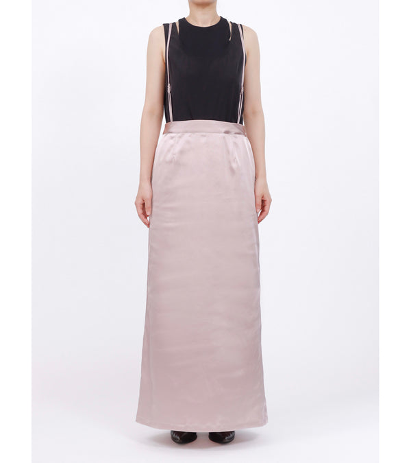 suspenders skirt - pink